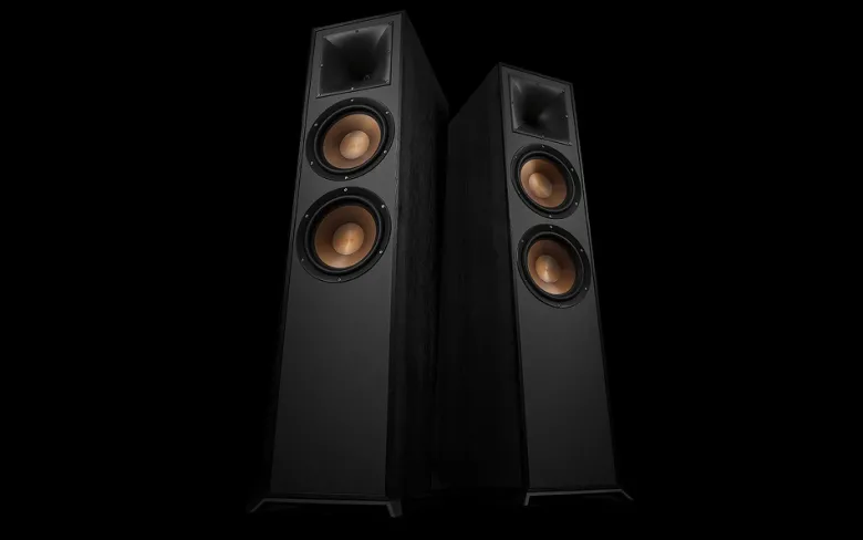 Klipsch R-820F golvhögtalare, svart par