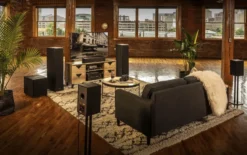Klipsch R-820F golvhögtalare, svart par