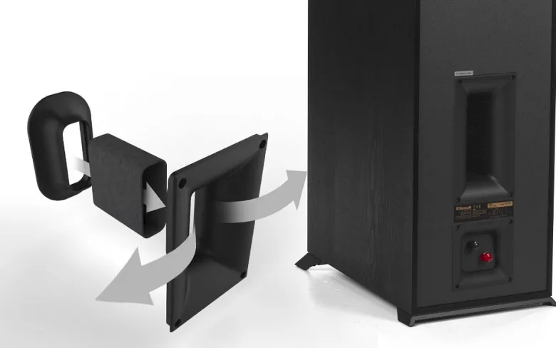 Klipsch R-820F golvhögtalare, svart par