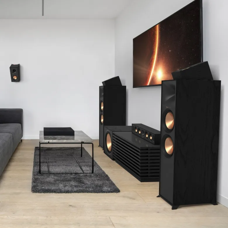 Klipsch R-800F golvhögtalare, svart par