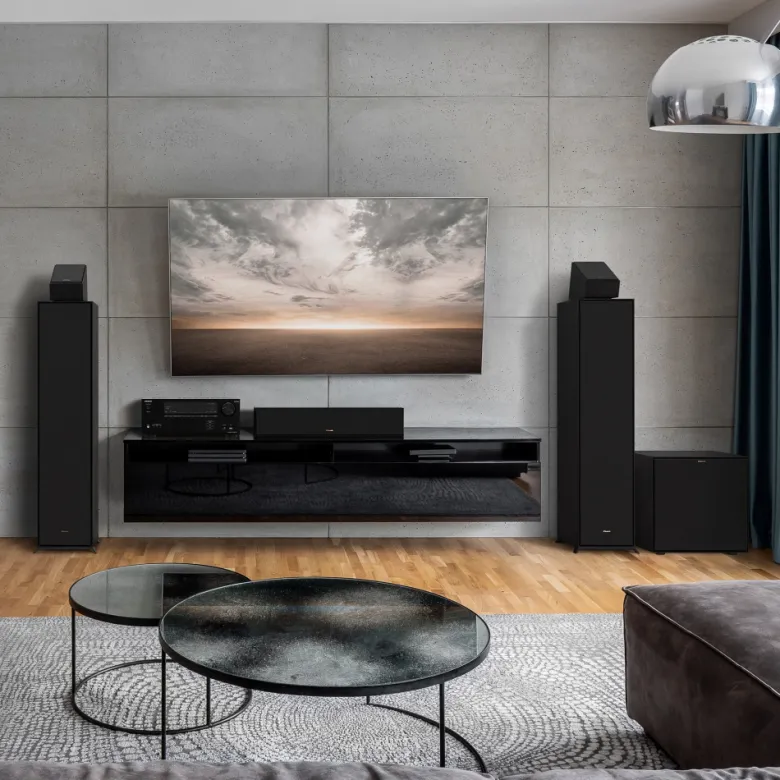 Klipsch R-800F golvhögtalare, svart par