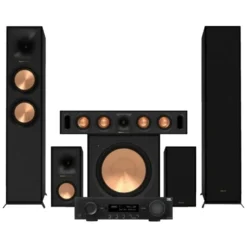 Klipsch R-600F och R-101SW 5.1 hemmabiopaket med JBL MA710