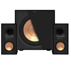 Klipsch R-40M & Klipsch R-101SW 2.1 högtalarpaket, svart