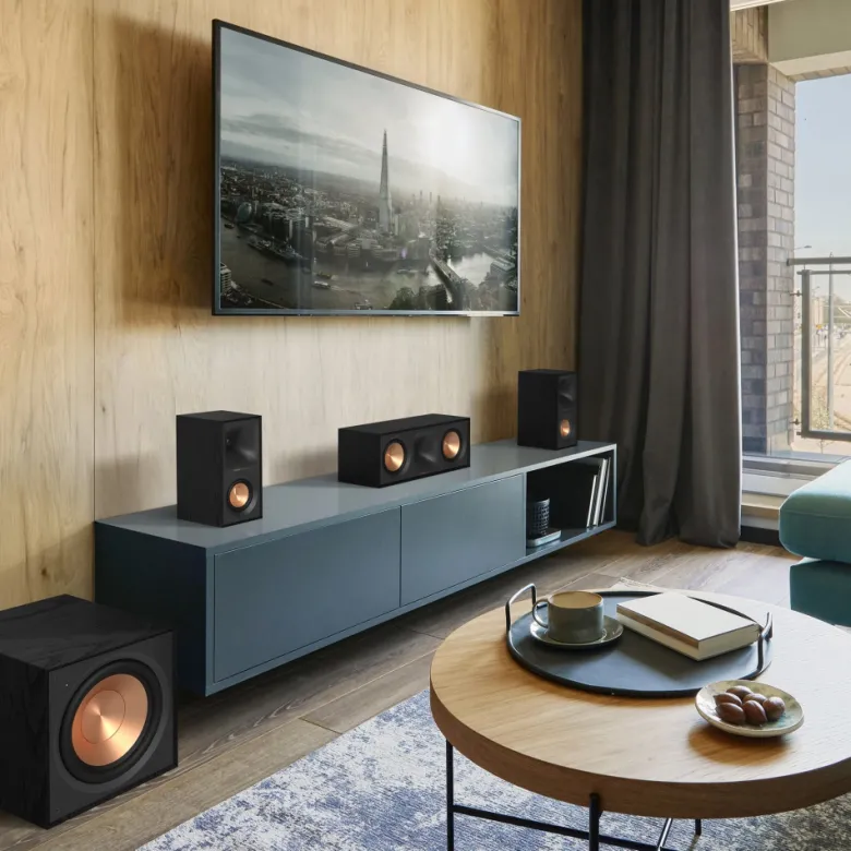 Klipsch R-40M stativhögtalare, svart