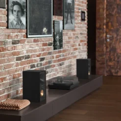 Klipsch R-40M stativhögtalare, svart