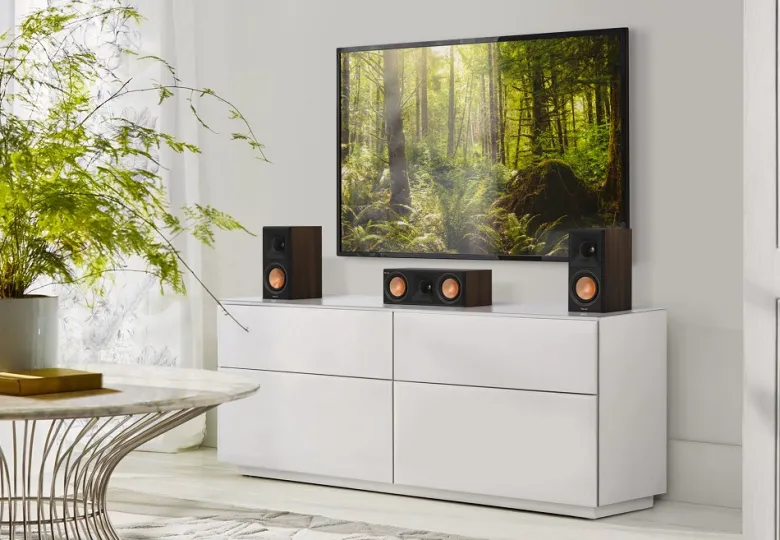 Klipsch RP-500C II centerhögtalare, valnöt