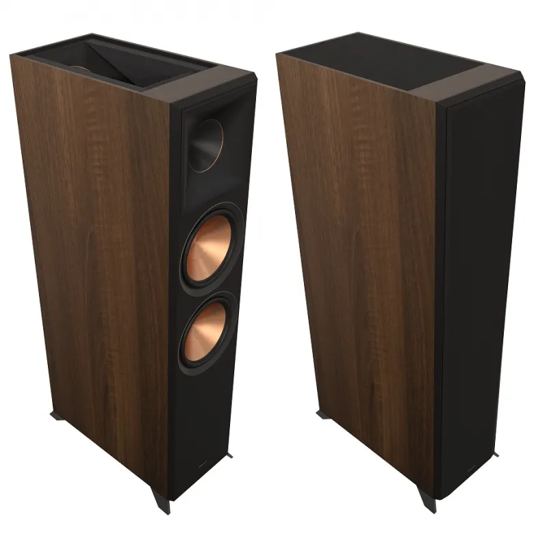 Klipsch RP-8060FA II Dolby Atmos-golvhögtalare, valnöt par