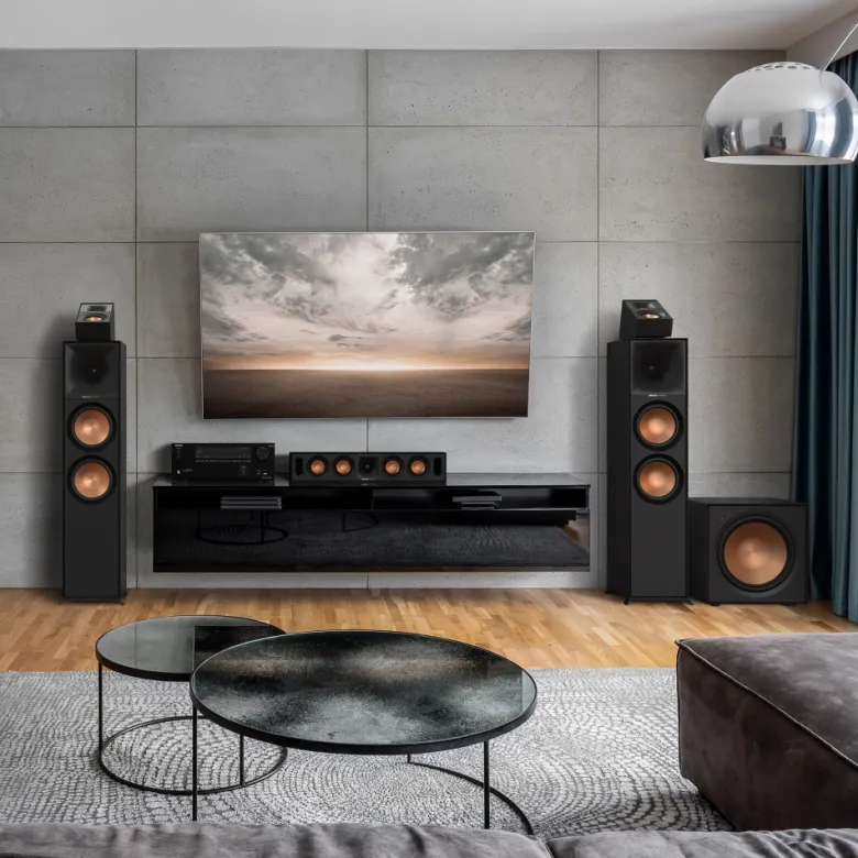 Klipsch R-40SA Dolby Atmos-högtalare, svart