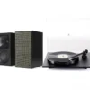 Klipsch The Fives svart & Rega Planar 1 Carbon, vinylspelarpaket