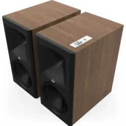Klipsch The Nines II aktiva streaminghögtalare med HDMI & Dolby Atmos, valnöt par