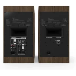 Klipsch The Nines II aktiva streaminghögtalare med HDMI & Dolby Atmos, valnöt par
