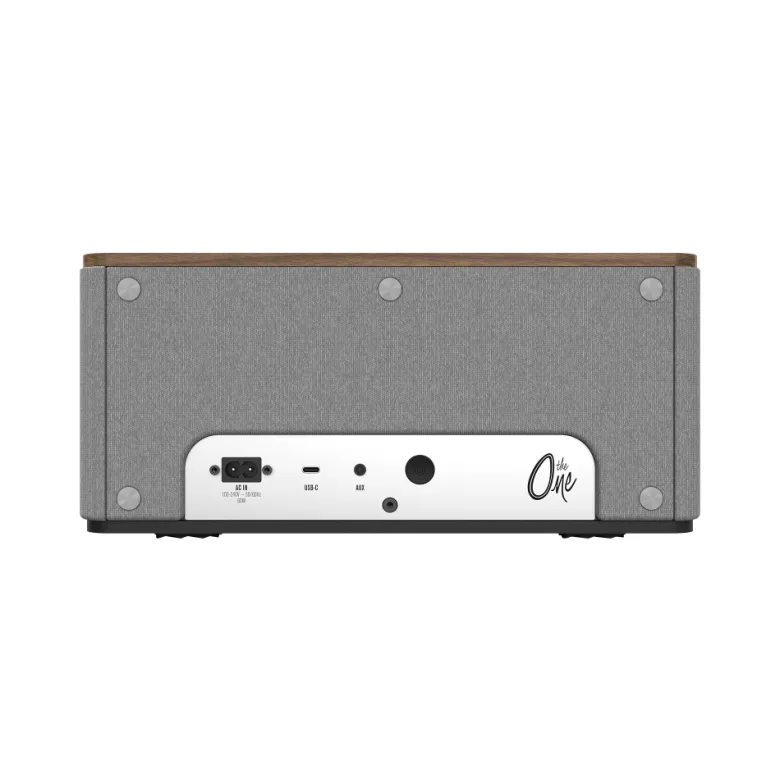 Klipsch The One Plus Bluetooth-högtalare, valnöt