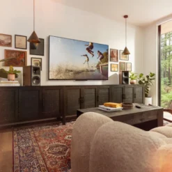 Klipsch The Sevens II aktiva streaminghögtalare med HDMI & Dolby Atmos, valnöt par