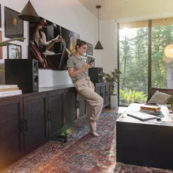 Klipsch The Sevens II aktiva streaminghögtalare med HDMI & Dolby Atmos, svart par