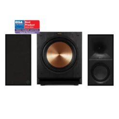 Klipsch The Sevens med SPL-120, aktivt 2.1 högtalarpaket i svart