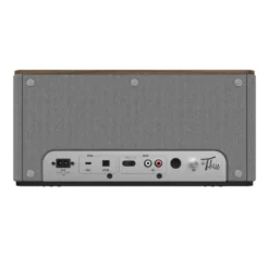 Klipsch The Three Plus Bluetooth-högtalare, valnöt
