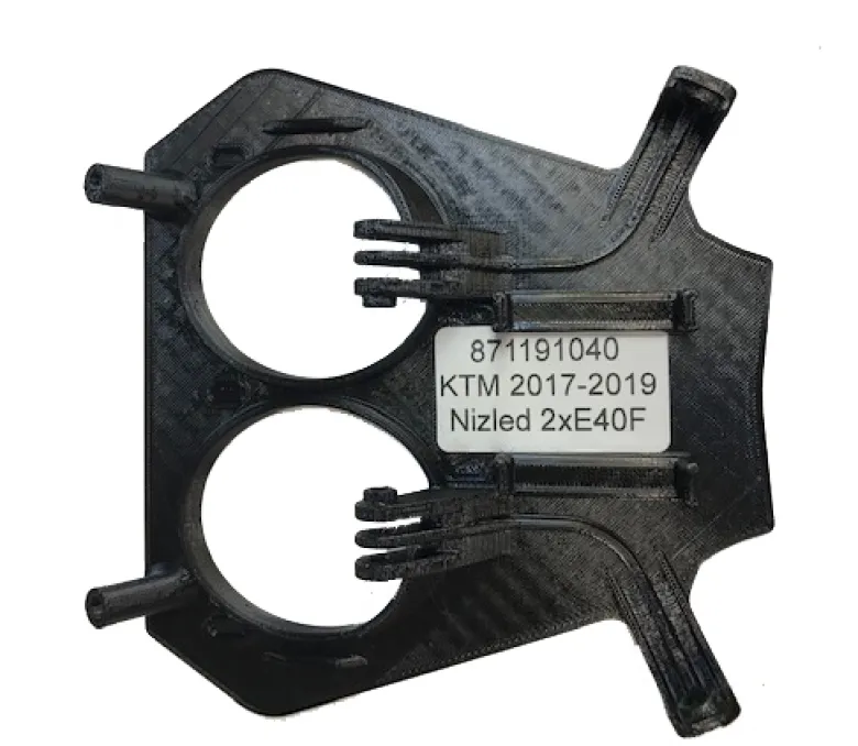 KTM 2017-2019 3D print Lampfäste Nizled 2xE30F/E40F