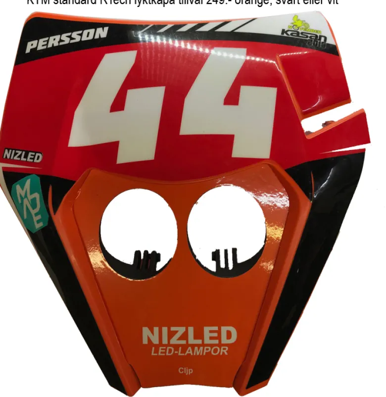 KTM 2017-2019 3D print Lampfäste Nizled 2xE30F/E40F