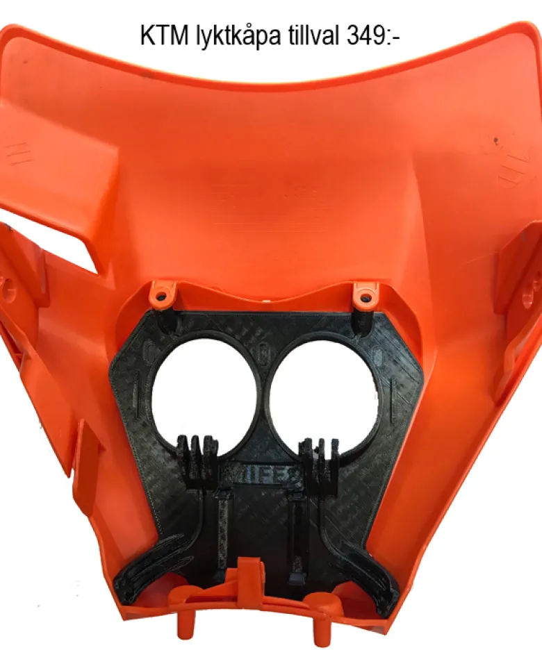 KTM 2020-2023 3D print Lamphållare Nizled till 2xE30F/E40F