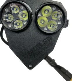 Lampfäste Beta -2019, NIZLED 2 x 40 W instegslampor kallvita (80 W) utan kåpa