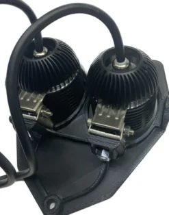 Lampfäste Sherco 2012-2023, 80 W med 2 st Nizled instegslampor