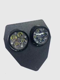 Lampfäste Sherco 2012-2023, 80 W med 2 st Nizled instegslampor