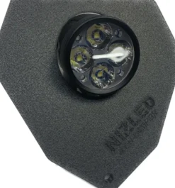Lampfäste Sherco 2012-2023, 40 W med 1 st NIZLED instegslampa