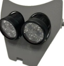 Lampfäste Sherco 2024-, 80 W med 2 st Nizled instegslampor