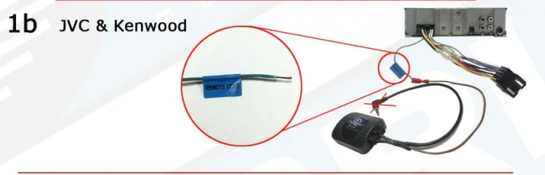 Lead rattadapter JVC