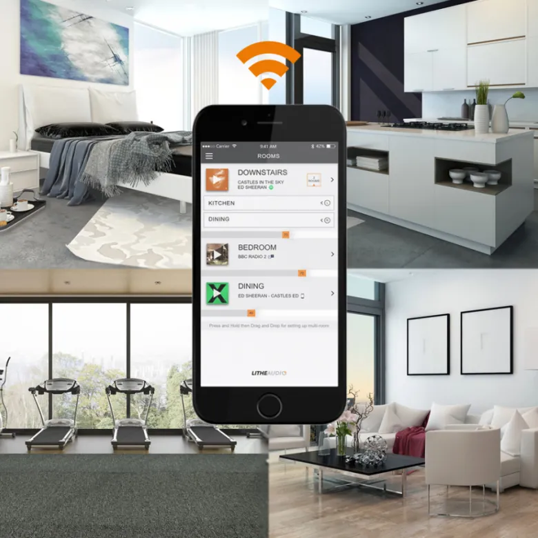 Lithe Audio Wifi Multiroom Master IP44 Chromecast & AirPlay 2, styck