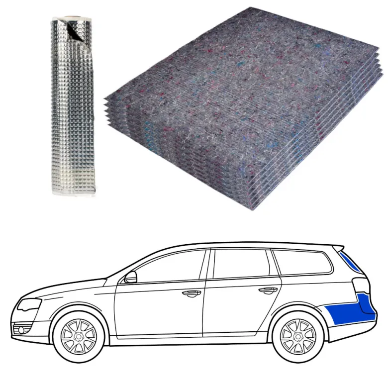 Ljudisolering till Kombi, bagage inkl. lucka