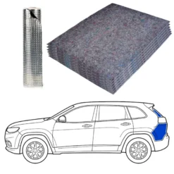 Ljudisolering till SUV, bagage inkl. lucka