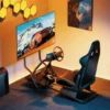 LogiLink Racing Cockpit, racingstol med skärmfäste 32-50"