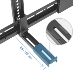 LogiLink Universalfäste för soundbar, 86-155 mm djup