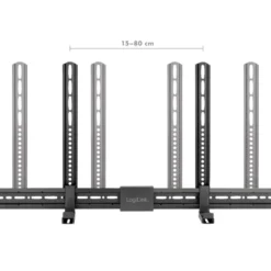 LogiLink Universalfäste för soundbar, 86-155 mm djup