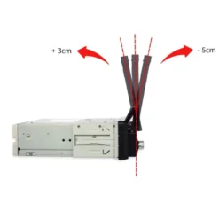Macrom T6593DAB bilstereo med motoriserad skärm, Android 13 & mer