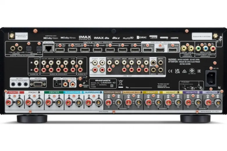 Marantz Cinema 40 9.4-kanalig hemmabioförstärkare, svart