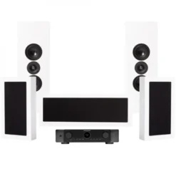 Marantz Cinema 70S & DLS Flatbox XL On-Wall 5.0 hemmabiopaket, vit