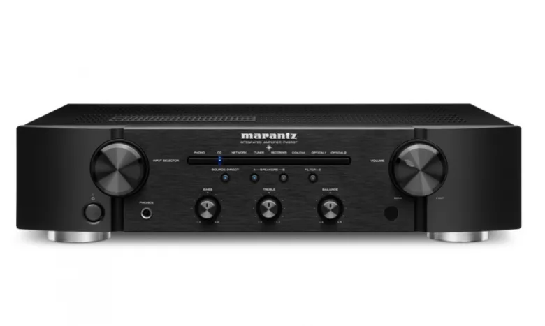 Marantz PM6007 med Monitor Audio Bronze 50 7G i svart, stereopaket