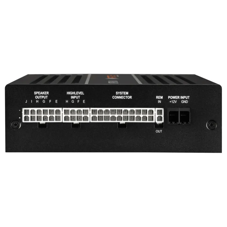 Match UP 10DSP med MEC ANALOG IN, 10-kanaligt slutsteg med ljudprocessor