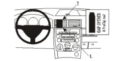 Mazda 2 03-07, Centrerad