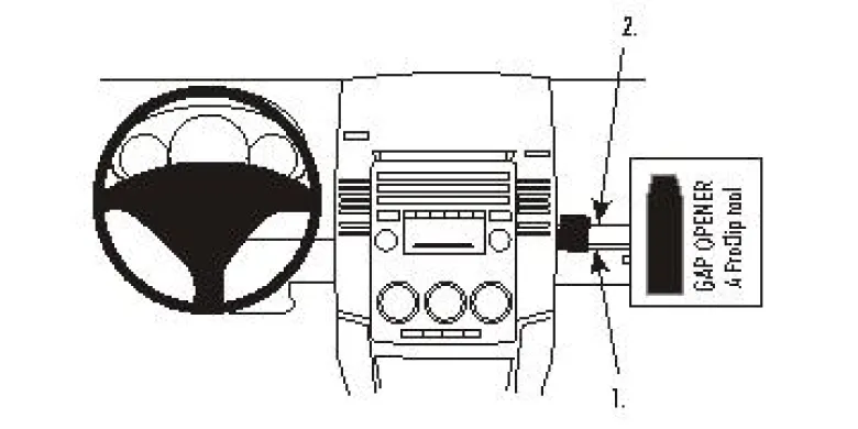 Mazda 5 05-10, Vinklad, Hög