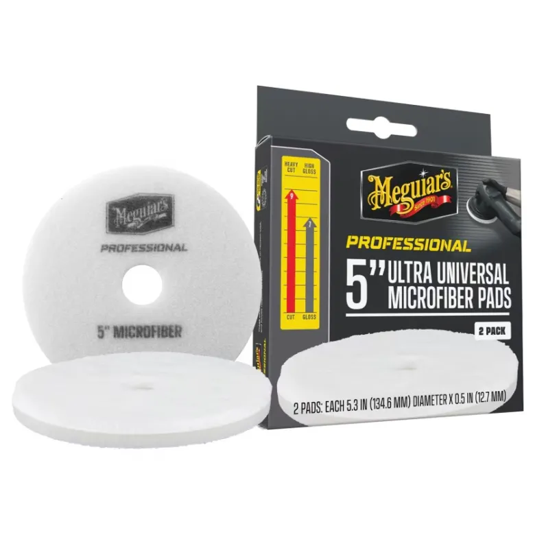 Meguiar's 5" Ultra Universal Microfiber Pads, 5" poletrtrissa