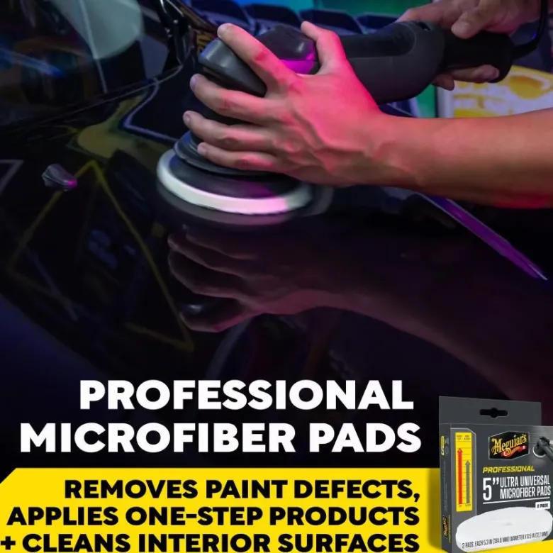 Meguiar's 5" Ultra Universal Microfiber Pads, 5" poletrtrissa
