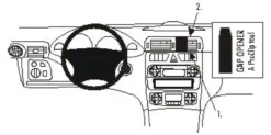 Mercedes Benz C-Klass 00-06, Vinklad, Hög