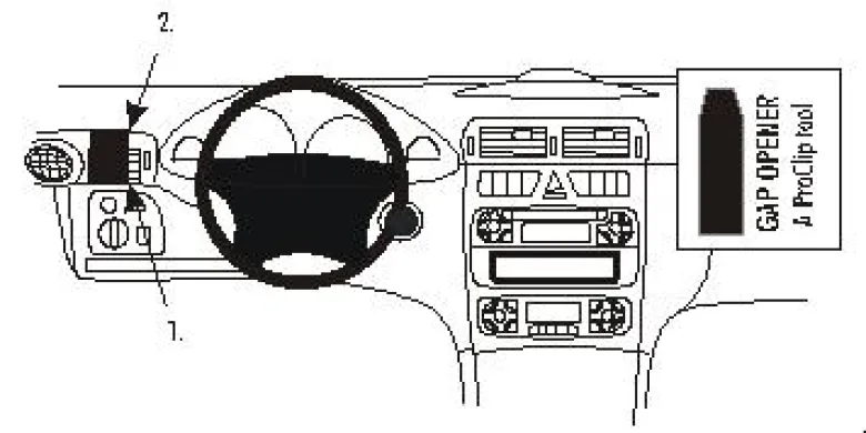 Mercedes Benz C-Klass 00-06, Vänster