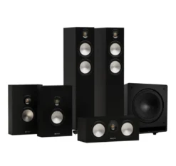 Monitor Audio Bronze 300 7G 5.1 högtalarpaket, svart