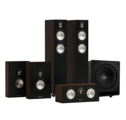 Monitor Audio Bronze 300 7G 5.1 högtalarpaket, valnöt