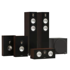 Monitor Audio Bronze 300 7G 5.1 högtalarpaket, valnöt