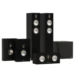 Monitor Audio Bronze 300 7G 5.1 högtalarpaket, svart